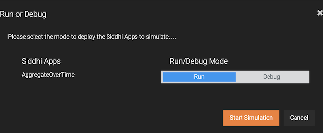 Start Simulation