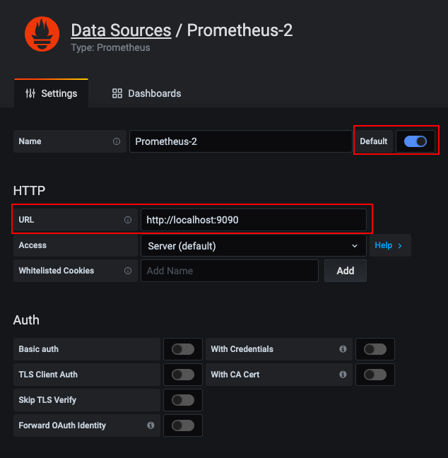 Prometheus configuration