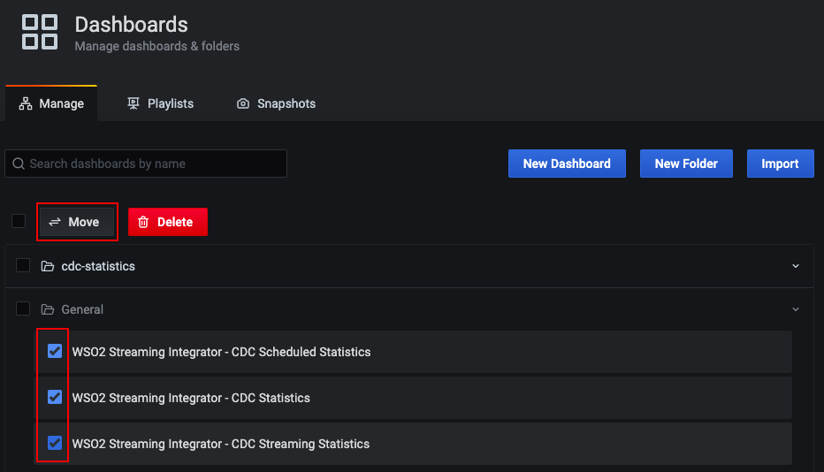 Move dashboards
