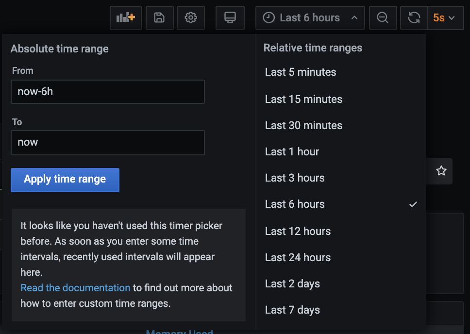 Monitoring SI Performance