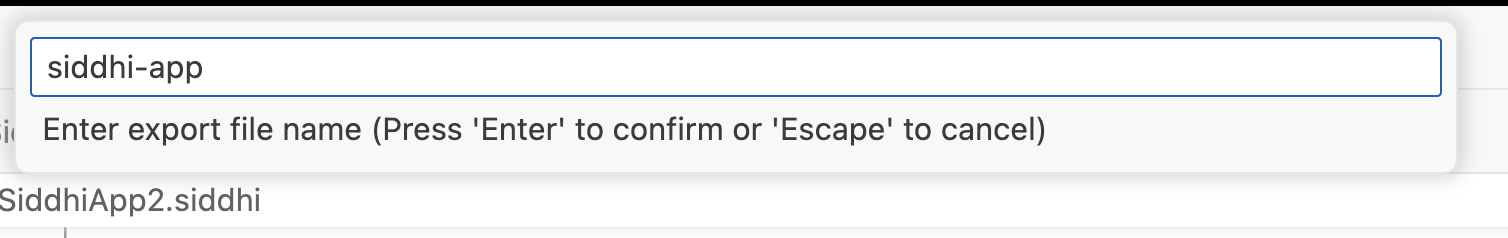 Export File Name